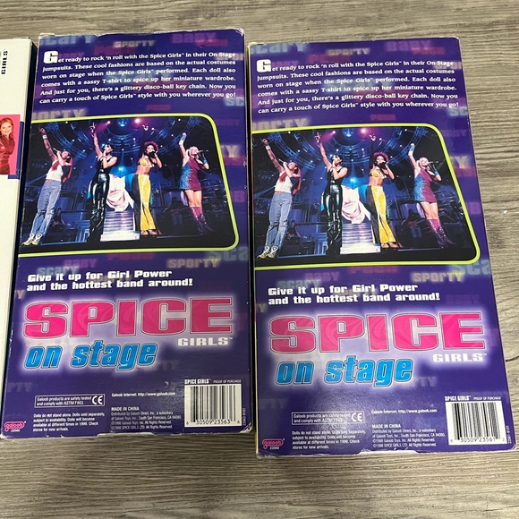 Vintage 1998 Spice Girls On Stage Spice it up Dolls in unopened packages - Picture 8 of 9